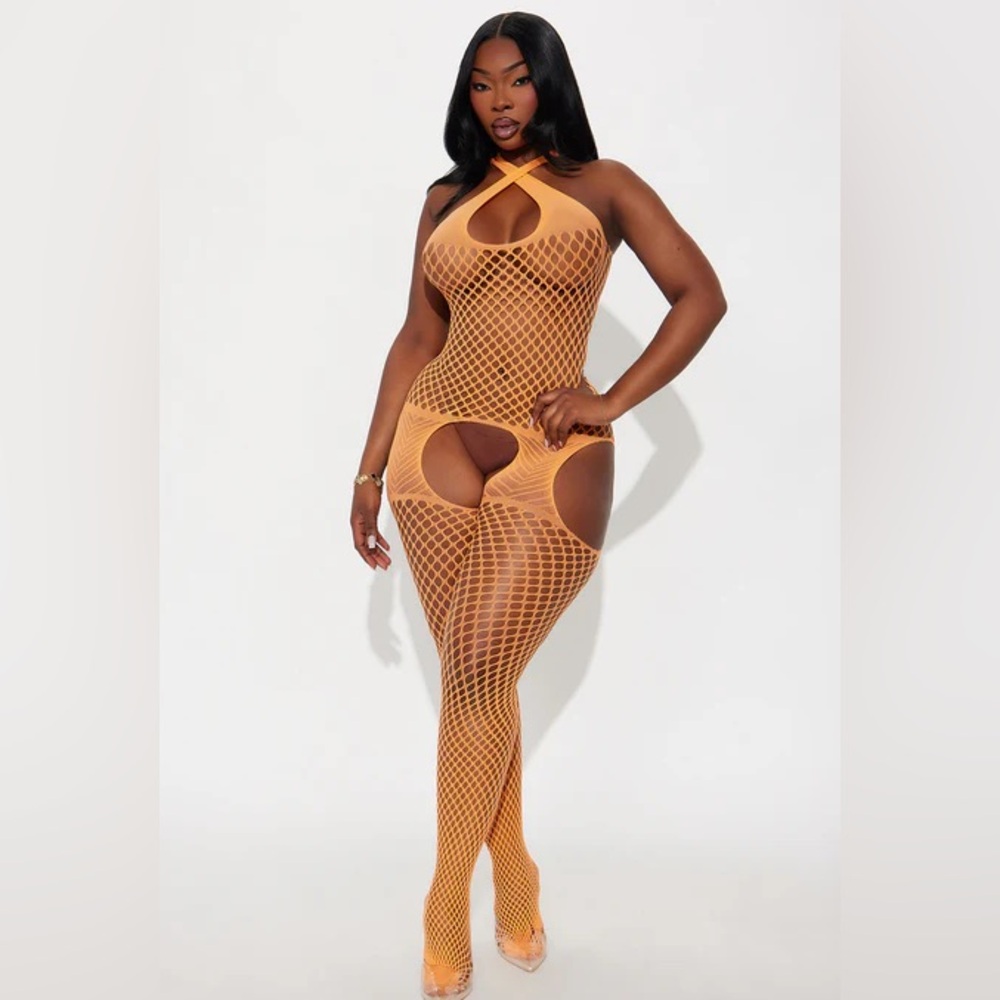 High Strung Fishnet Cutout Body Stocking NEW 🏷️